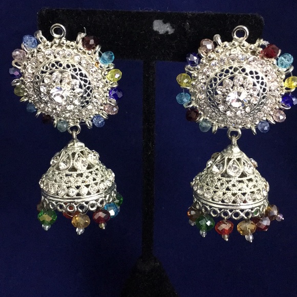 Jewelry - New without tag silver polish Jhumkay Earrings